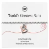 World's Greatest Nana Sentiment Bracelet>Carrie Elspeth Outlet