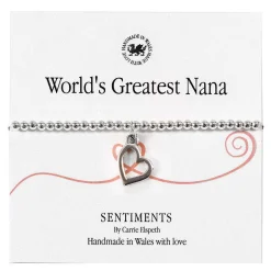 World's Greatest Nana Sentiment Bracelet>Carrie Elspeth Outlet