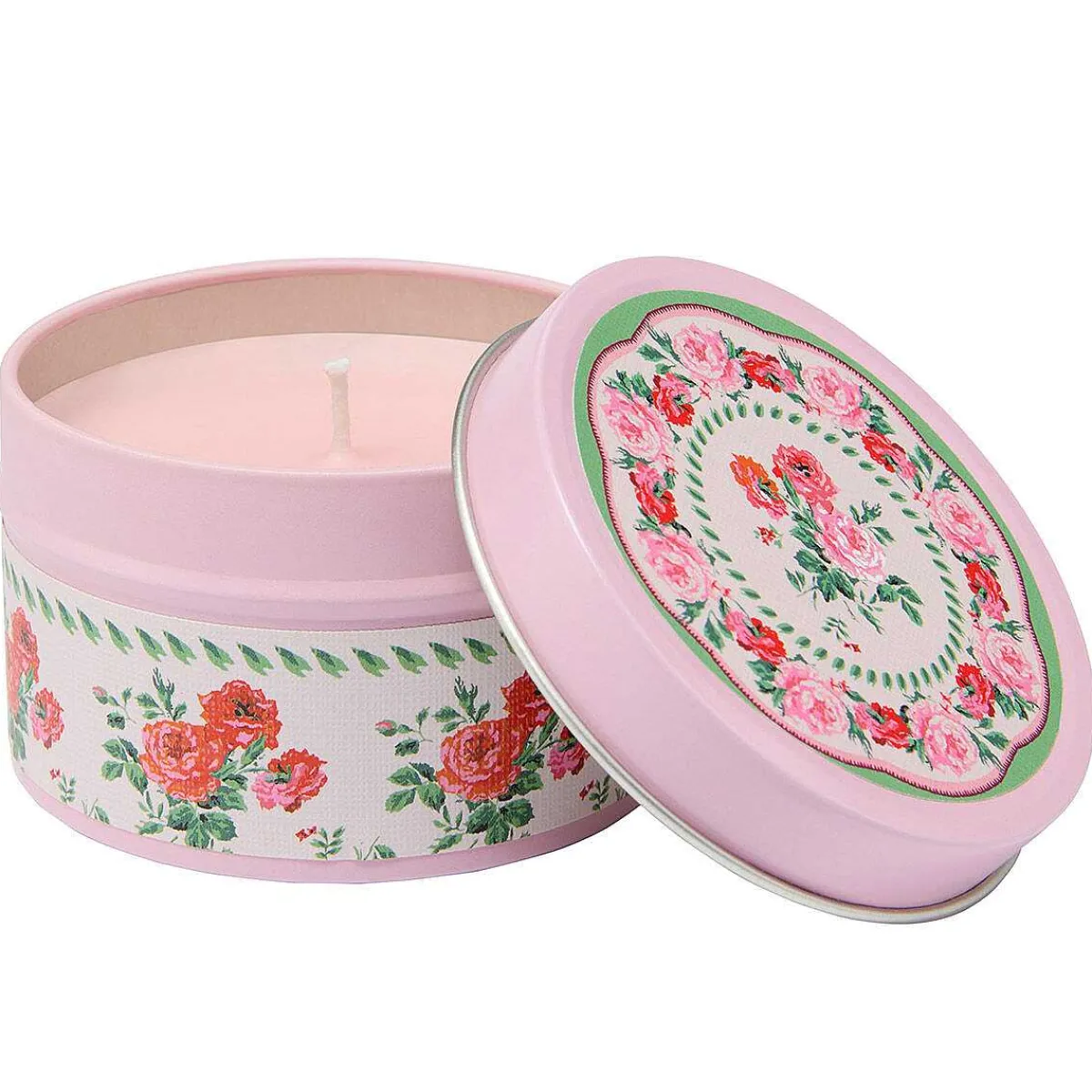 Coming Up Roses Candle Tin 100G>Cath Kidston New