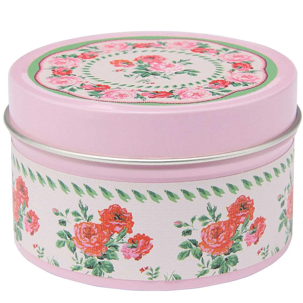 Coming Up Roses Candle Tin 100G>Cath Kidston New