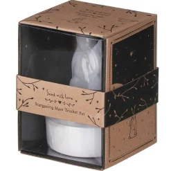 Send With Love Ceramic Stargazing Hare Trinket Pot><noscript><img width=