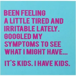 Cloud Nine 'symptoms' Greetings Card>Temptation Gifts Cheap