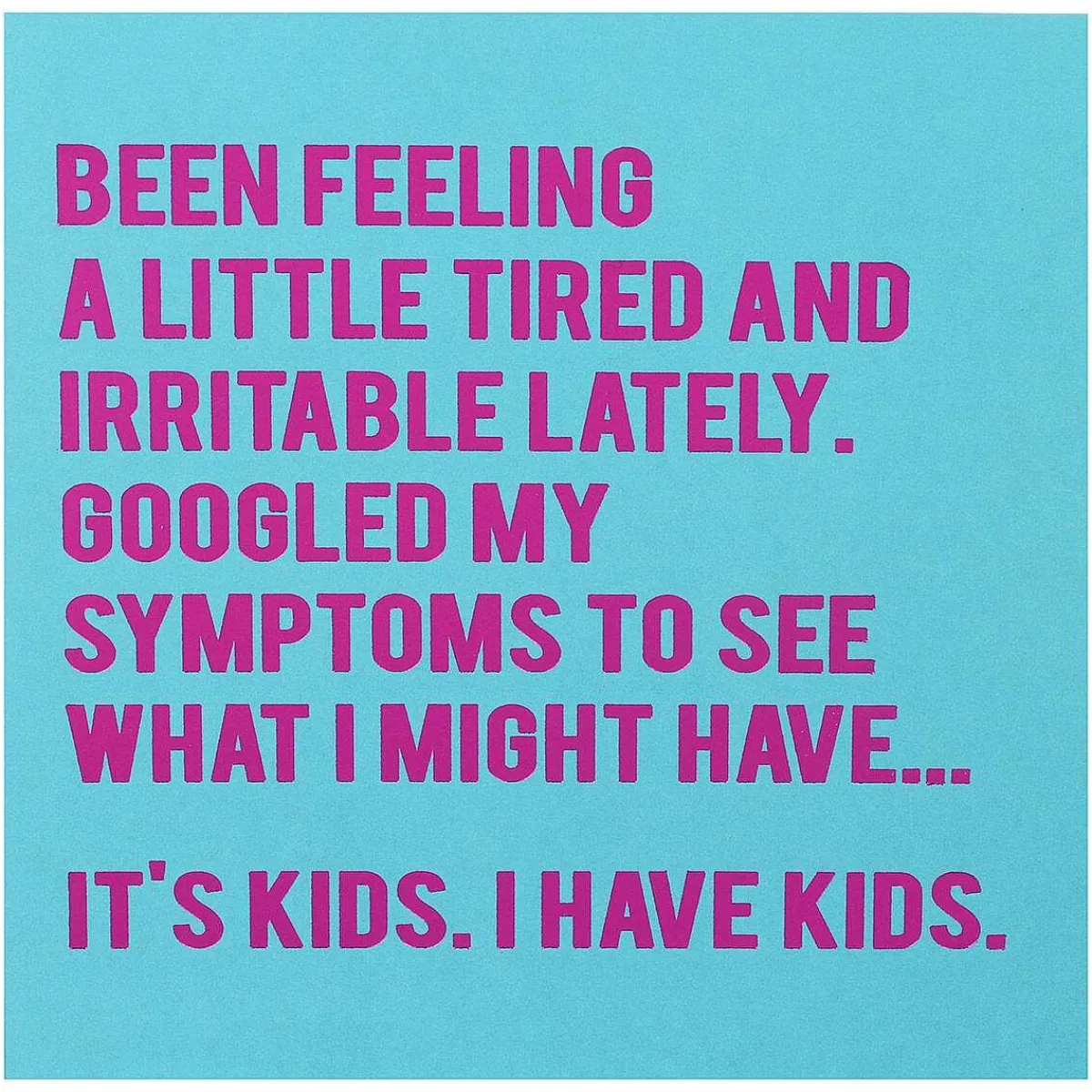 Cloud Nine 'symptoms' Greetings Card>Temptation Gifts Cheap