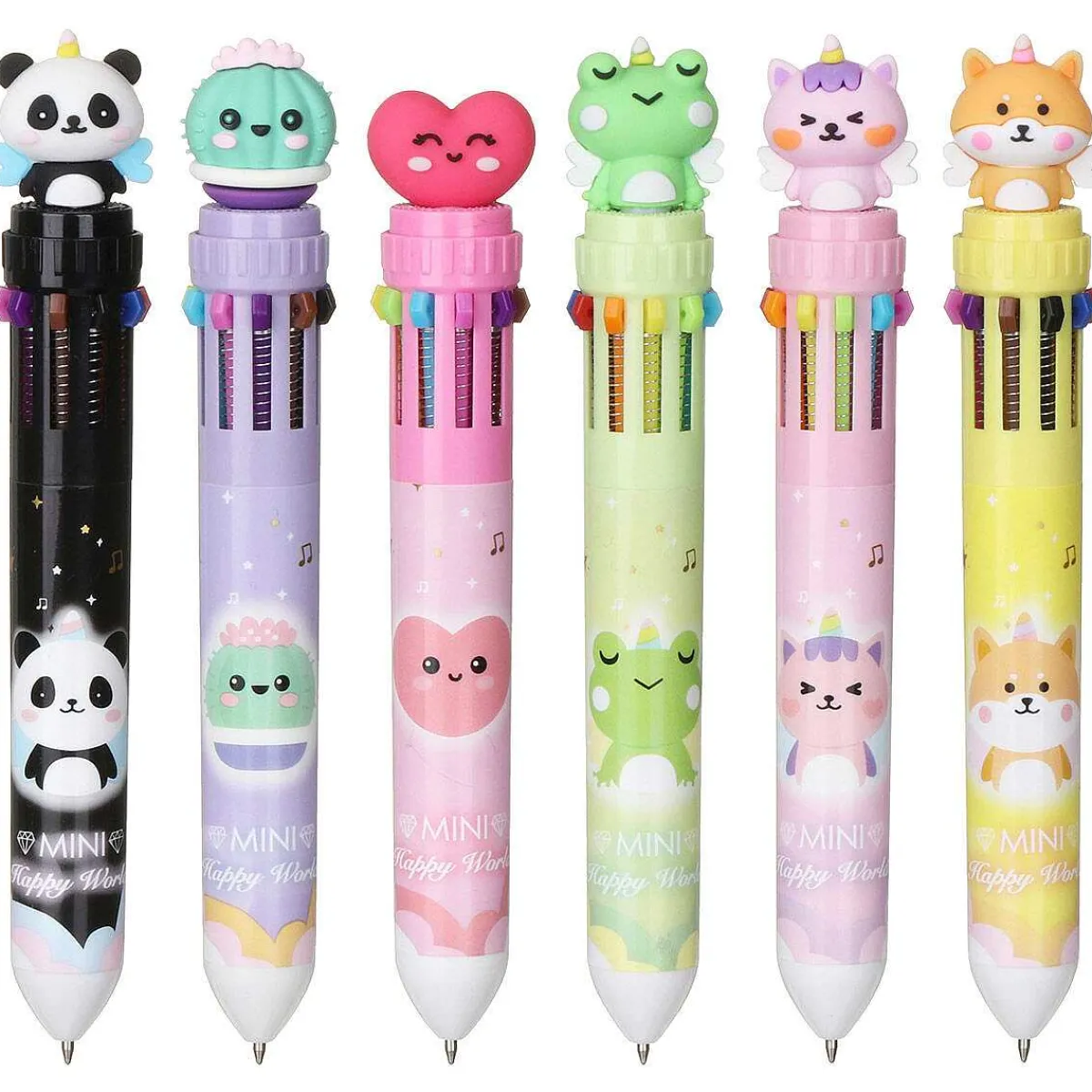 Cutie 10-In-1 Multi-Coloured Pen - Select Design>Temptation Gifts Discount