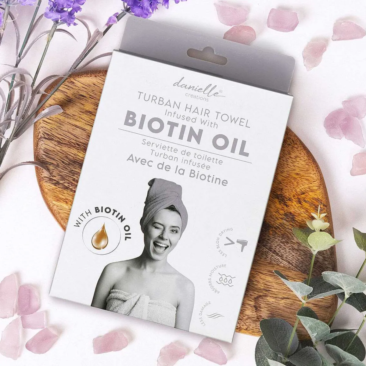 Biotin Oil Infused Hair Turban>Danielle Creations Online