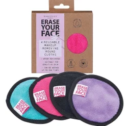 Bright Erase Your Face Set Of 4 Reusable Makeup Removing Round Pads>Danielle Creations Best