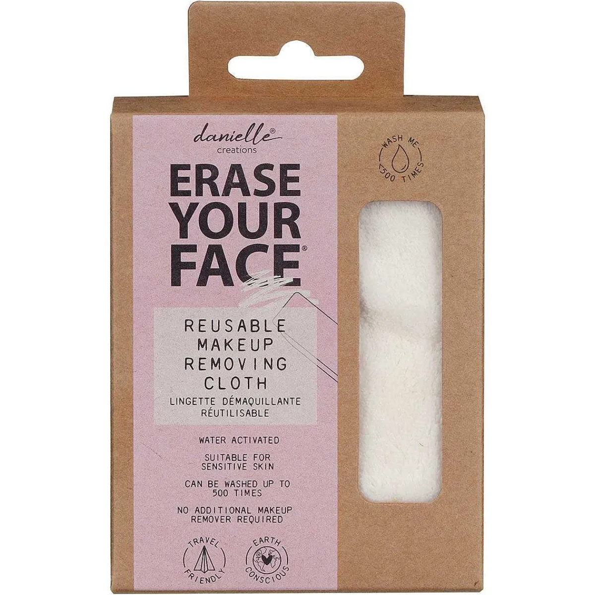 Erase Your Face Nude Reusable Makeup Removing Cloth>Danielle Creations Sale