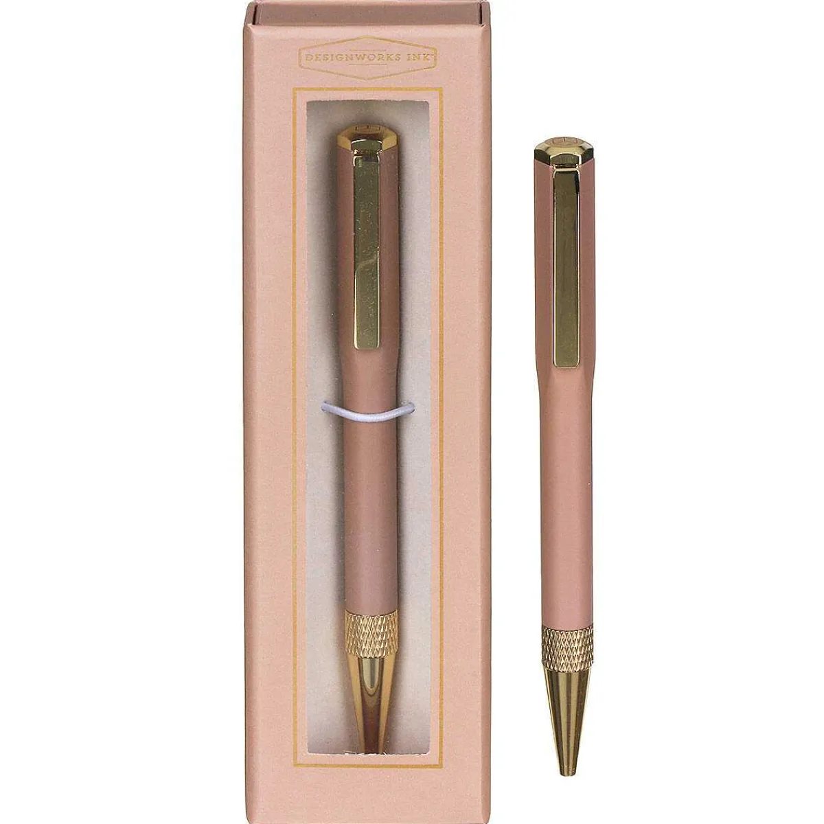 Blush Pink & Gold Boxed Ballpoint Pen>Designworks Ink Cheap