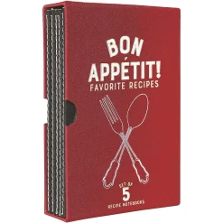 Bon Apettit Recipe Notebook Set><noscript><img width=