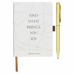 Brings You Joy Small Gratitude Journal With Pen><noscript><img width=