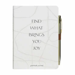 Brings You Joy Small Gratitude Journal With Pen><noscript><img width=