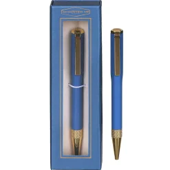 Cornflower Blue & Gold Boxed Ballpoint Pen>Designworks Ink Clearance