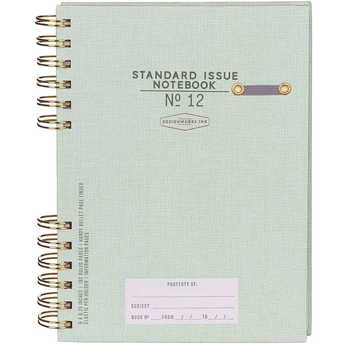 Green Standard Issue Hardback Notebook>Designworks Ink Online