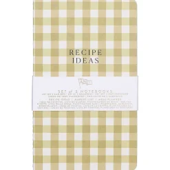Kitchen Set Of 3 Notebooks (Meal Planner. Grocery List. Recipe Ideas)>Designworks Ink Hot