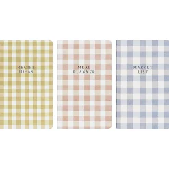 Kitchen Set Of 3 Notebooks (Meal Planner. Grocery List. Recipe Ideas)><noscript><img width=