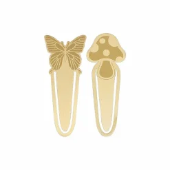 Mushroom & Butterfly Metal Page Tabs><noscript><img width=