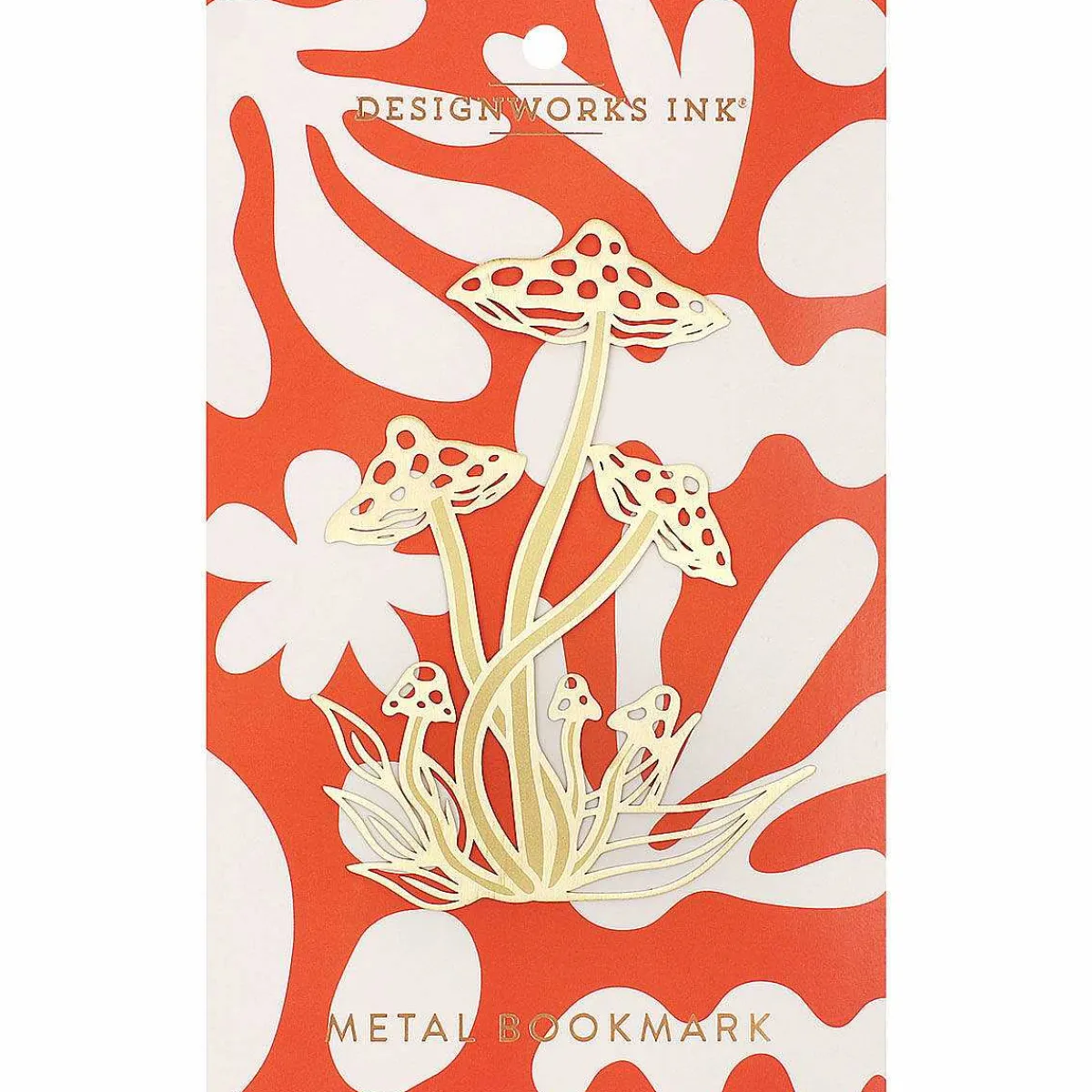 Mushroom Brass Bookmark>Designworks Ink Hot