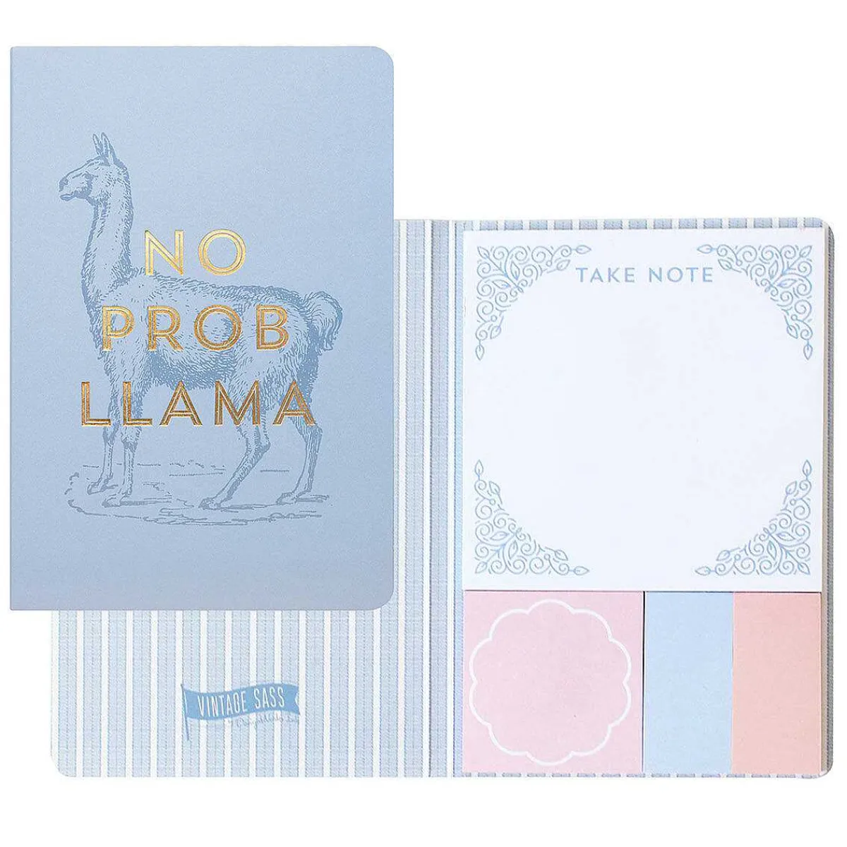 Vintage Sass 'No Prob Llama' Sticky Note Set>Designworks Ink Cheap