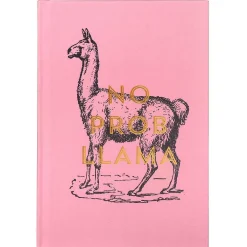 Vintage Sass No Prob Llama Journal><noscript><img width=