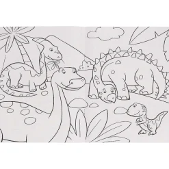 Dinosaur A4 Colouring Book Set With Twelve Crayons>Temptation Gifts Best Sale
