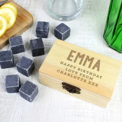 Drink Cooling Stones In Personalised Presentation Box><noscript><img width=
