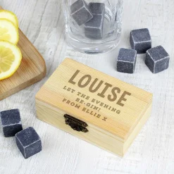 Drink Cooling Stones In Personalised Presentation Box><noscript><img width=