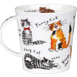 A Cat's Life Cairngorm Shape Mug>Dunoon Cheap