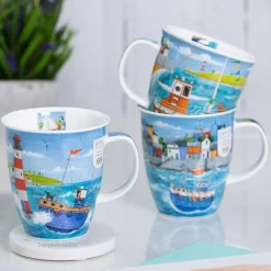 Ahoy Lighthouse Nevis Shape Mug>Dunoon Online