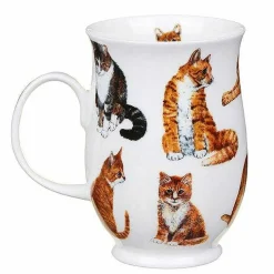 Cats Ginger Suffolk Shape Mug>Dunoon Fashion