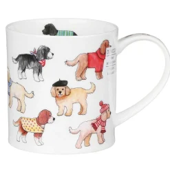 Dashing Dogs Cockapoo Orkney Shape Mug>Dunoon Cheap