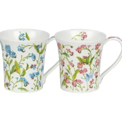 Forget-Me-Nots Jura Set Of 2 Mugs>Dunoon Online