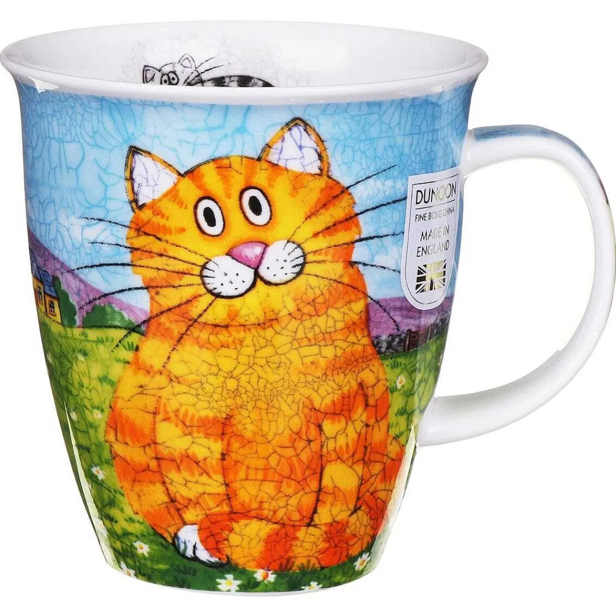 Happy Cats Ginger Nevis Shape Mug>Dunoon Store