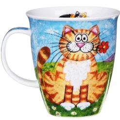 Happy Cats Tortoiseshell Nevis Shape Mug>Dunoon Cheap