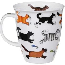 On The Run Cat Nevis Shaped Mug>Dunoon Outlet