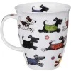 On The Run Dog Nevis Shaped Mug>Dunoon Online