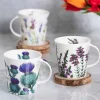Scottish Thistle Cairngorm Shape Mug>Dunoon Online