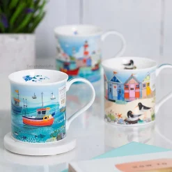 Shore Life Fish Boat Bute Shape Mug>Dunoon Hot