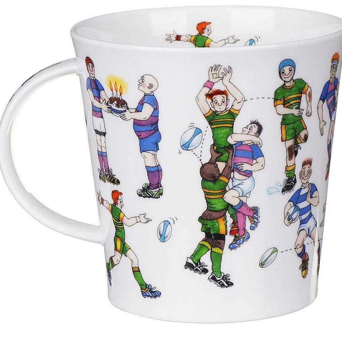 Sporting Antics Rugby Cairngorm Shape Mug>Dunoon Hot