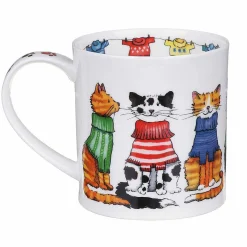 Trendsetters Cat Orkney Shape Mug>Dunoon Clearance