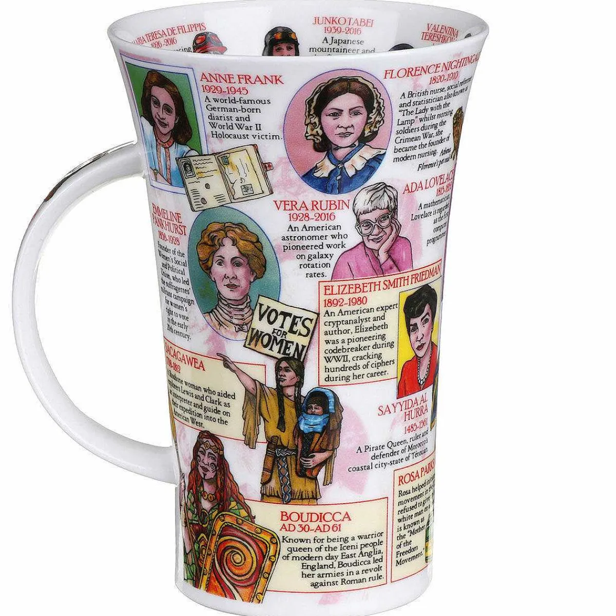 Women Who Changed The World Glencoe Shape Mug>Dunoon Cheap
