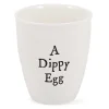 'A Dippy Egg' Porcelain Egg Cup>East of India Store