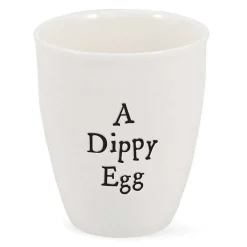 'A Dippy Egg' Porcelain Egg Cup>East of India Store