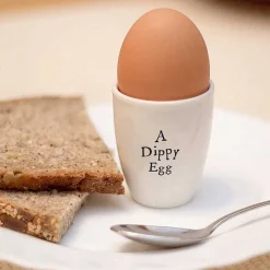 'A Dippy Egg' Porcelain Egg Cup>East of India Store