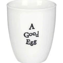 A Good Egg - Porcelain Egg Cup>East of India Online