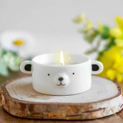 Animal Tea Light Holder Bear>East of India Sale