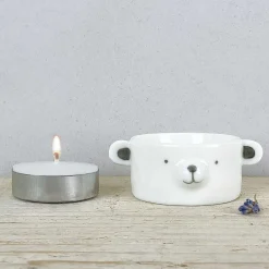 Animal Tea Light Holder Bear><noscript><img width=