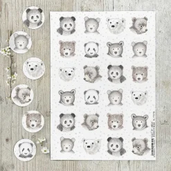 Bears Sticker Sheet>East of India Outlet