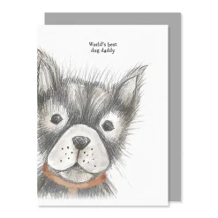 'Best Dog Daddy' Dog Card>East of India Sale