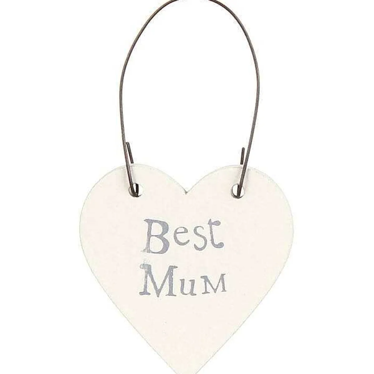 Best Mum - 3Cm Little Heart On Wire>East of India Best
