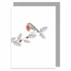 Bird And Berry Robin Greetings Card>East of India Discount